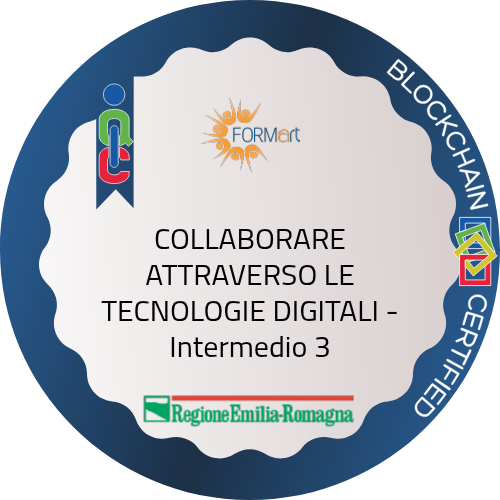 COLLABORARE ATTRAVERSO LE TECNOLOGIE DIGITALI - Intermedio 3